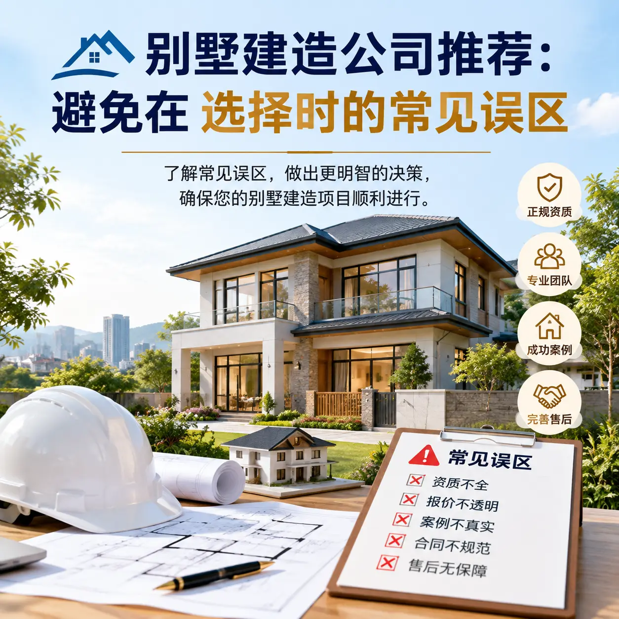 别墅建造公司推荐:避免在 余庆 选择时的常见误区