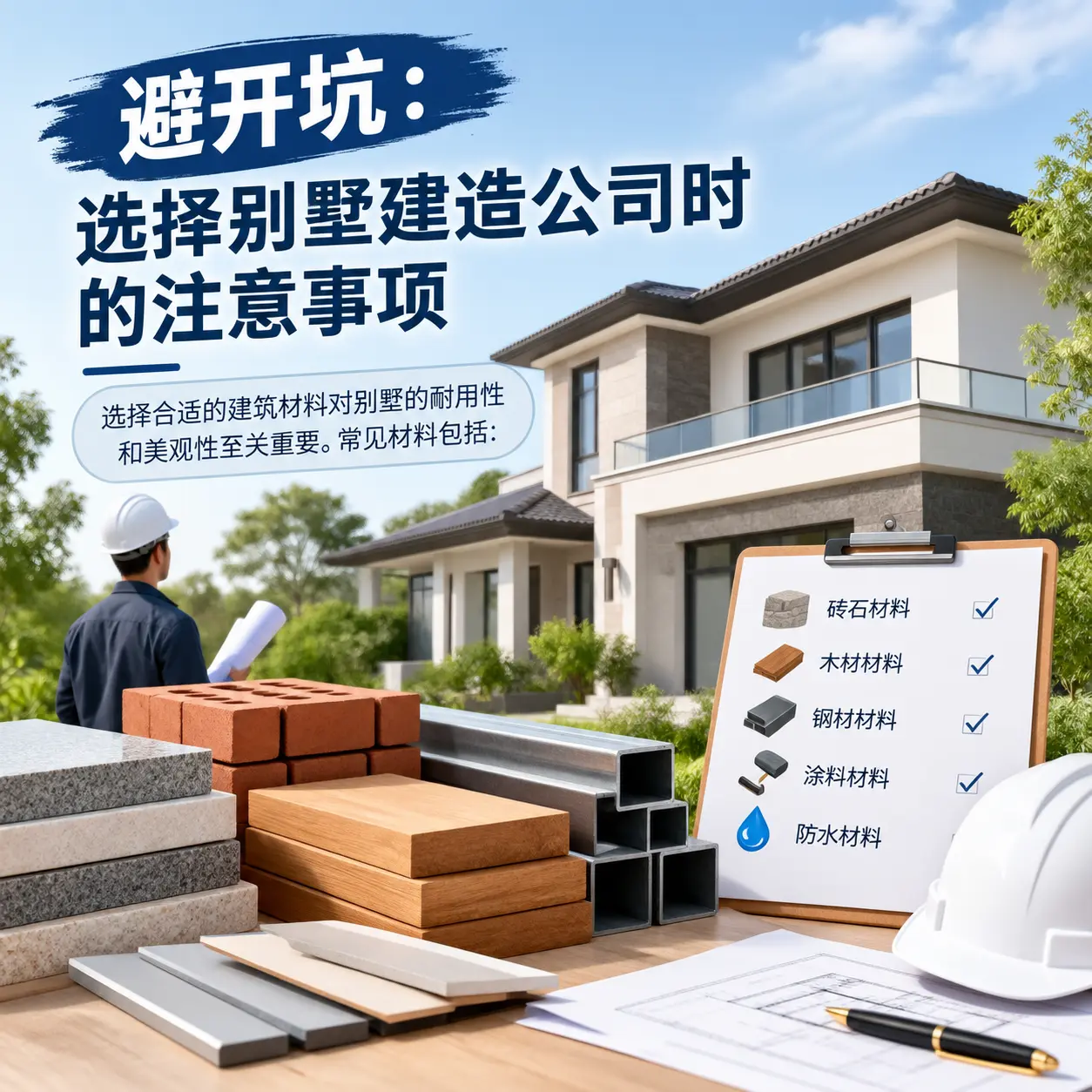 避开坑：选择 余庆 别墅建造公司时的注意事项