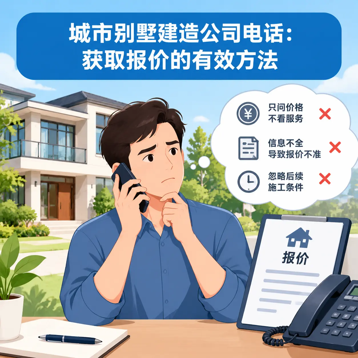 余庆别墅建造公司电话:获取报价的有效方法